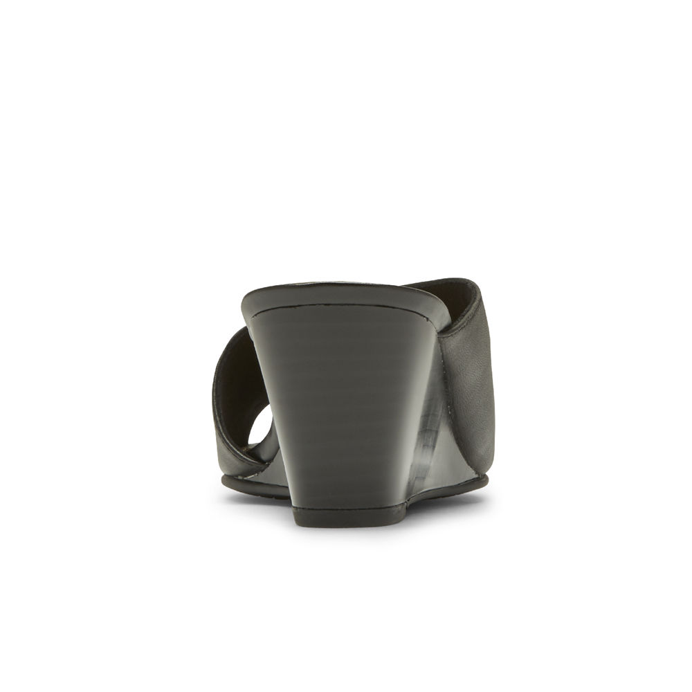 Rockport Badtofflor Dam Svarta - Total Motion Taylor Asymmetrical - VRBYC9720